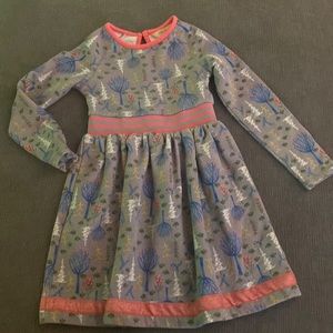 Matilda Jane Gray and Blue Casual Kids Dress